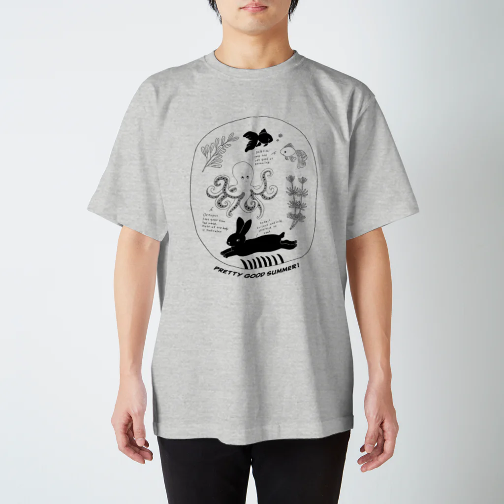 Futakawa Mayuのグッズショップの夏図鑑シリーズ　タコ　 Regular Fit T-Shirt