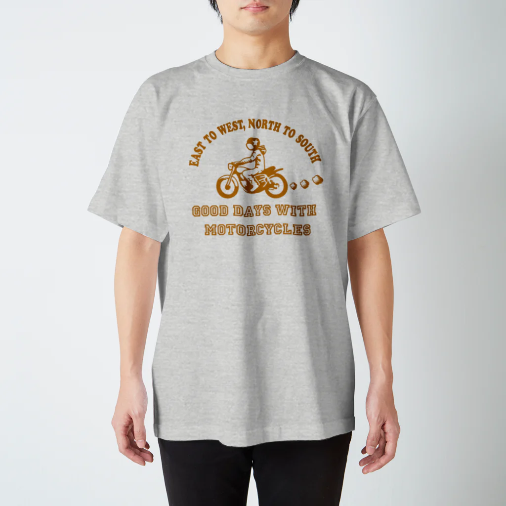 キッズモード某のバイク日和(イエロー) スタンダードTシャツ