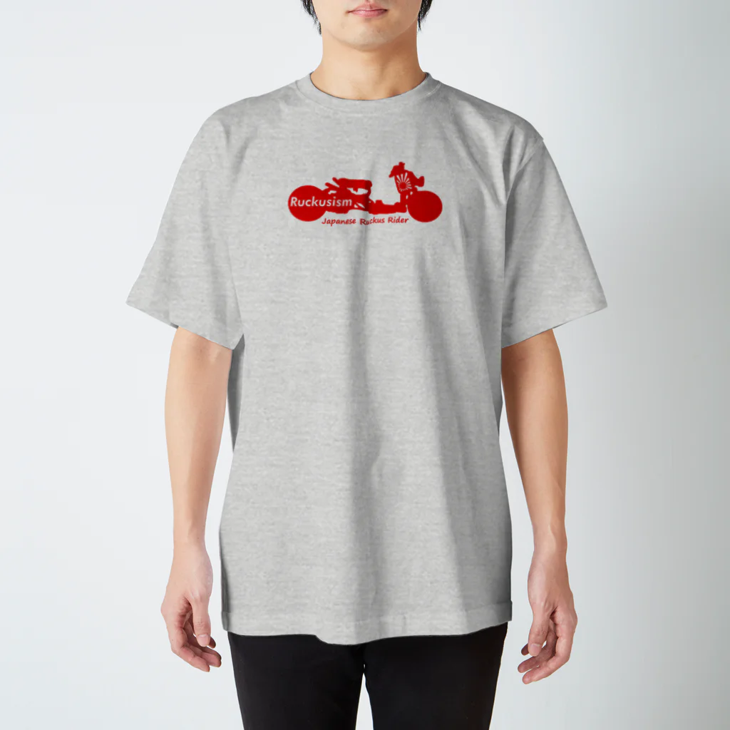 RuckusismのRuckusism japanese Ruckus riderTシャツ Regular Fit T-Shirt