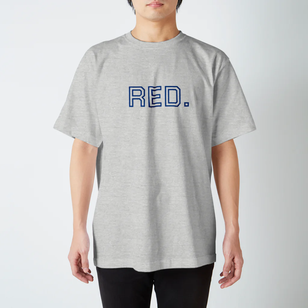 choi.のBLUEでRED。 Regular Fit T-Shirt