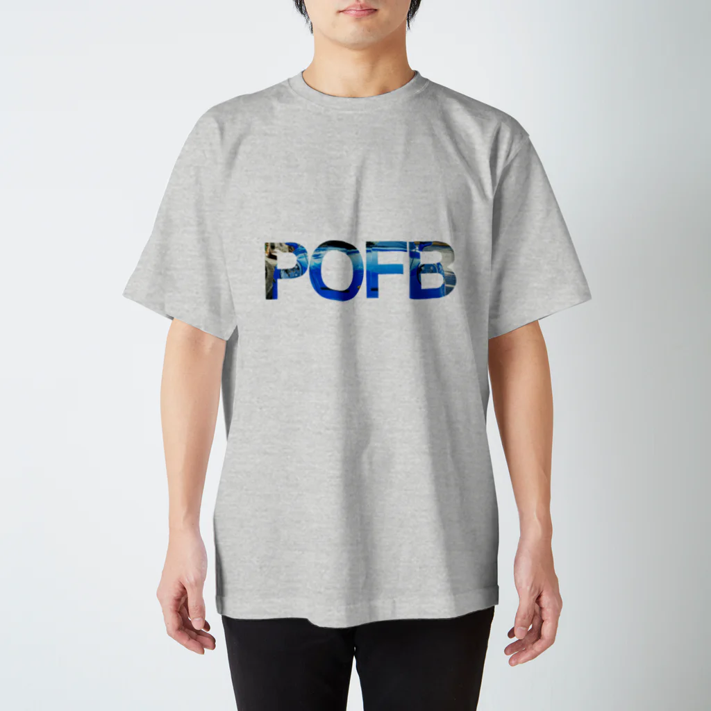 POFBのPOFB シャークブルー Regular Fit T-Shirt