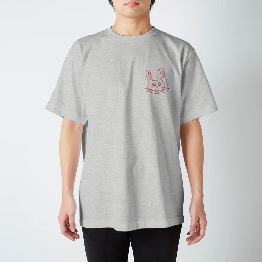 pista_pistaのうさぎ スタンダードTシャツ