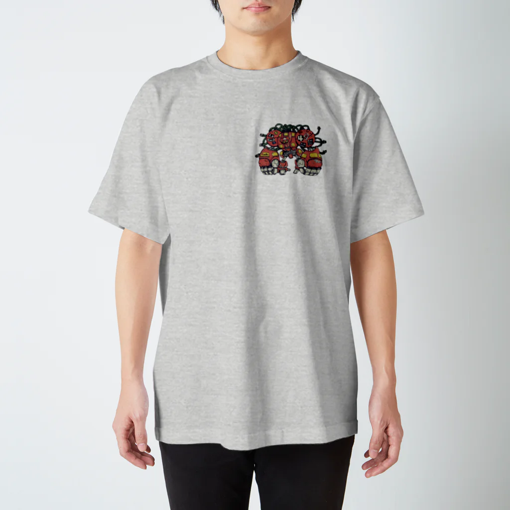 kickabout shopのロボット　ZE スタンダードTシャツ