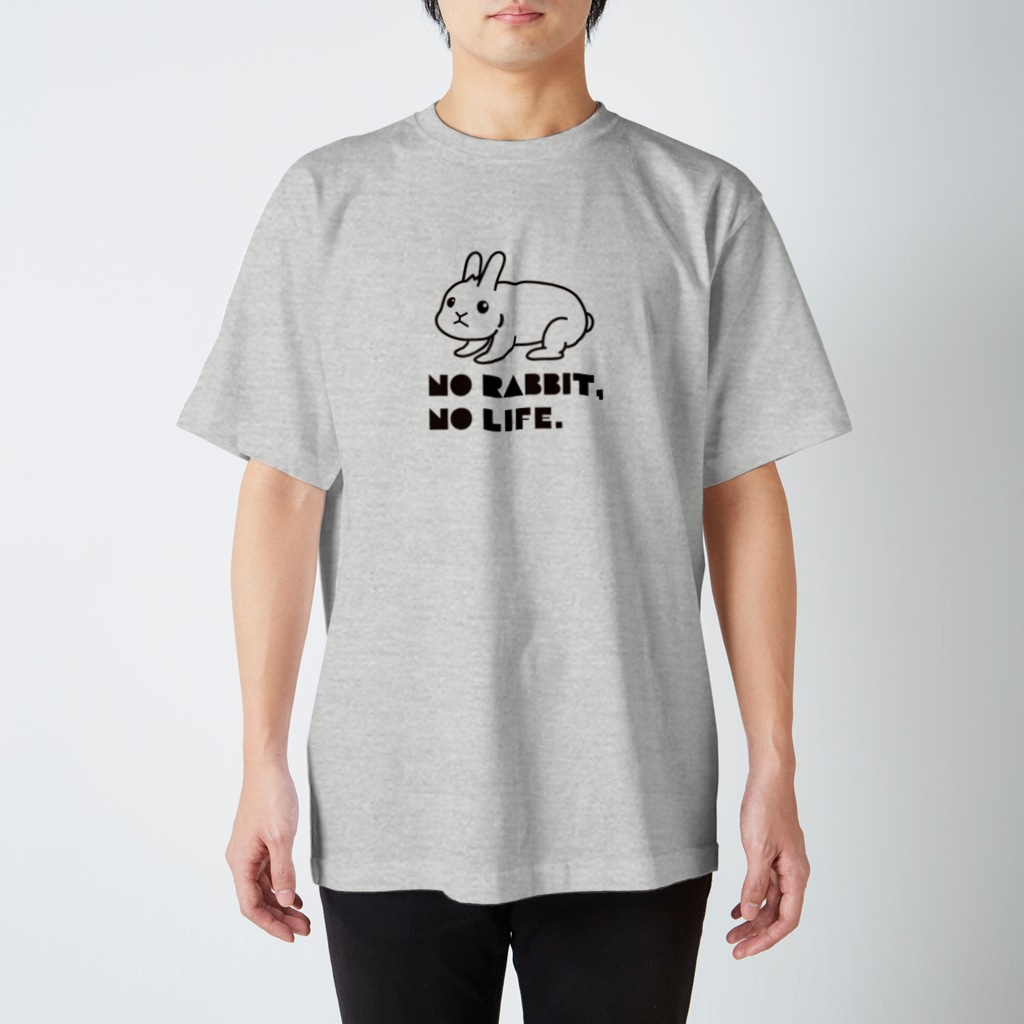 LoviTプロジェクトのNO RABBIT,NO LIFE Regular Fit T-Shirt