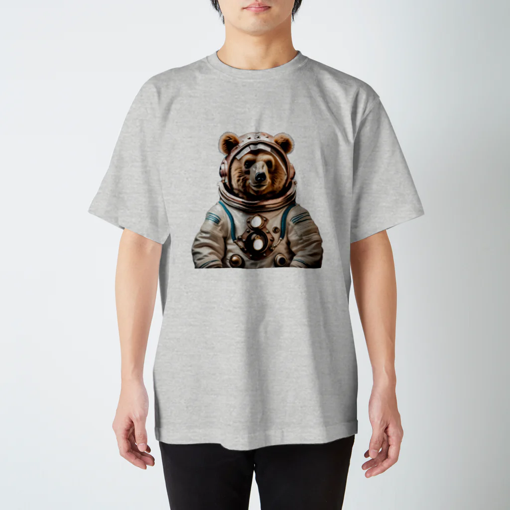 POSTA15の宇宙冒険隊　クマのオリバー スタンダードTシャツ