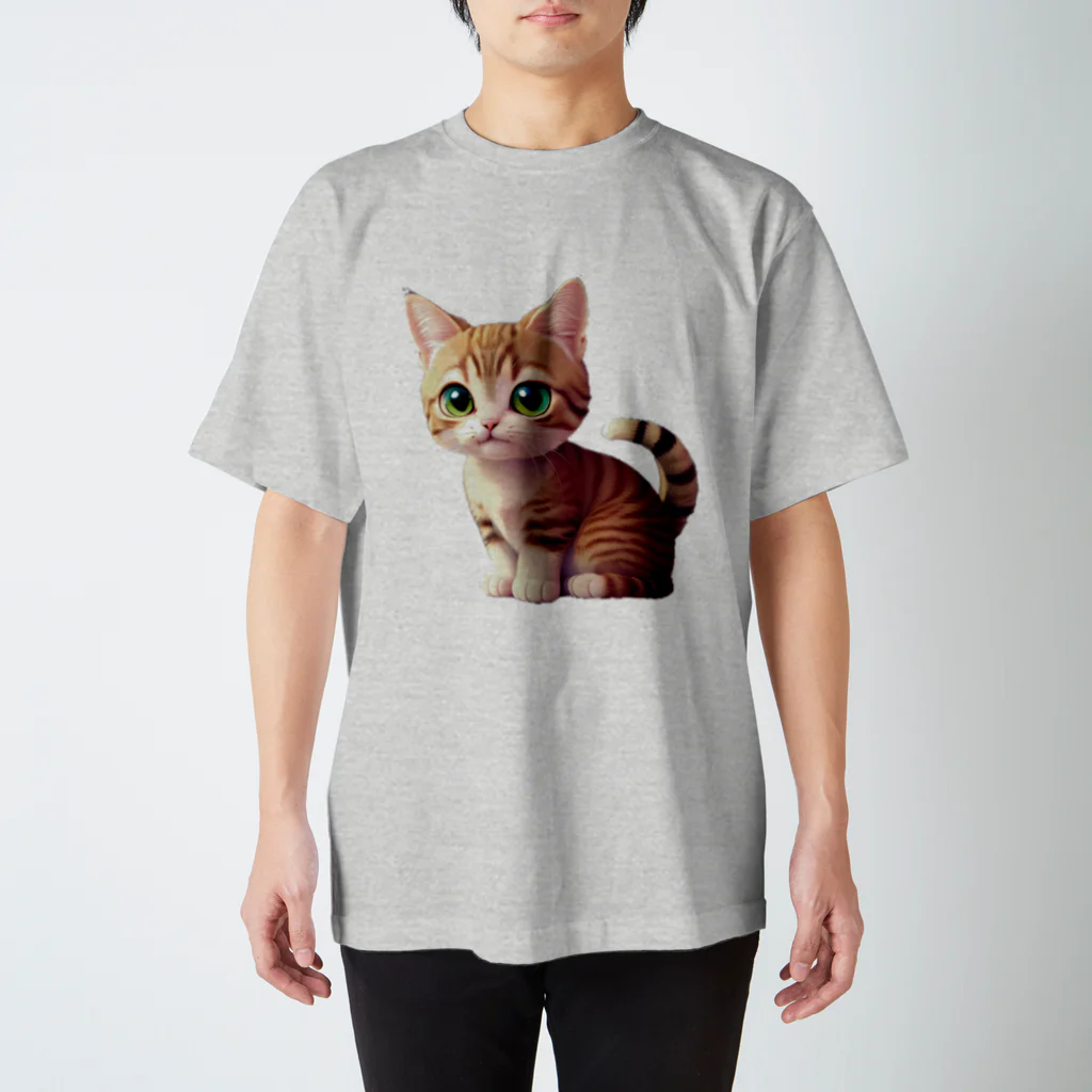 kani5000の可愛い猫 スタンダードTシャツ