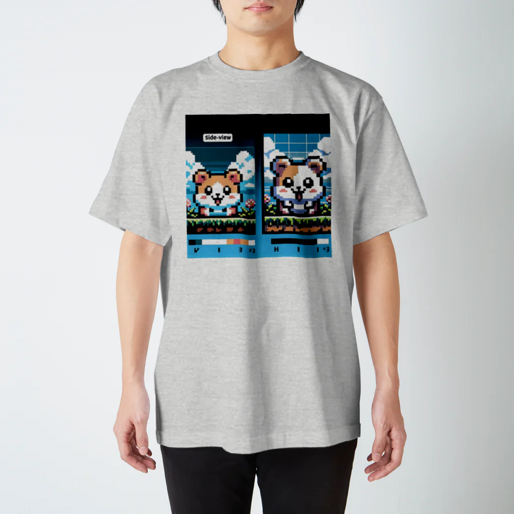 tsukino-utenaのドット絵・ハム二郎 Regular Fit T-Shirt