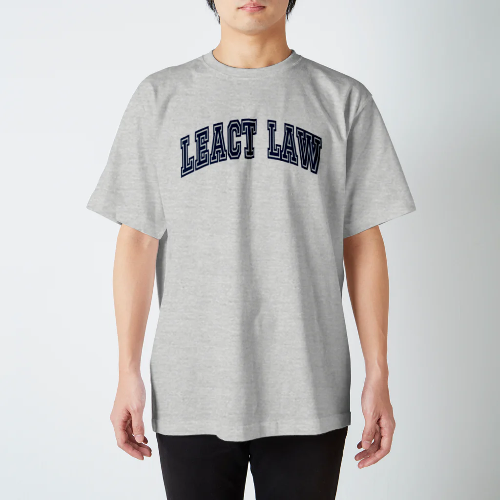 LEACTのLEACTカレッジロゴ スタンダードTシャツ