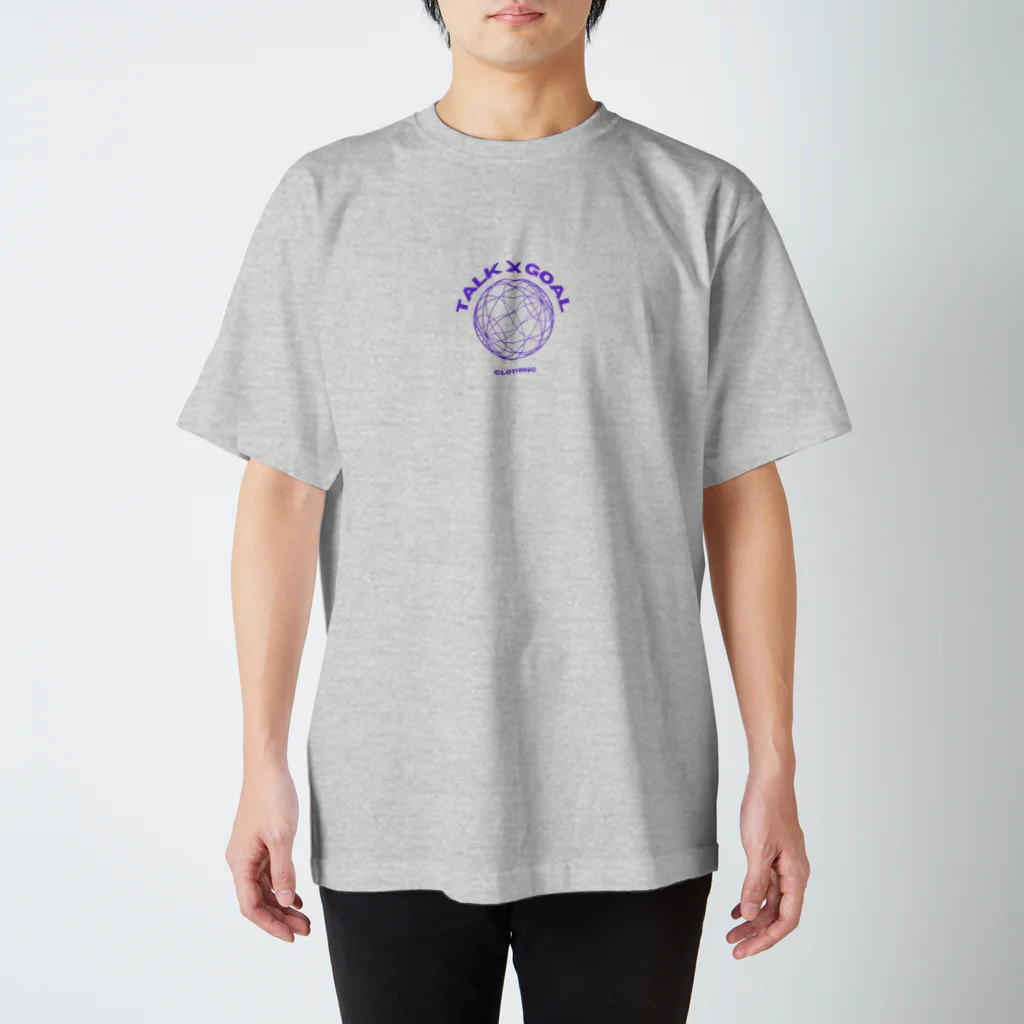 TALK X GOAL CLOTHINGのPURPLE LOGO Collections Regular Fit T-Shirt