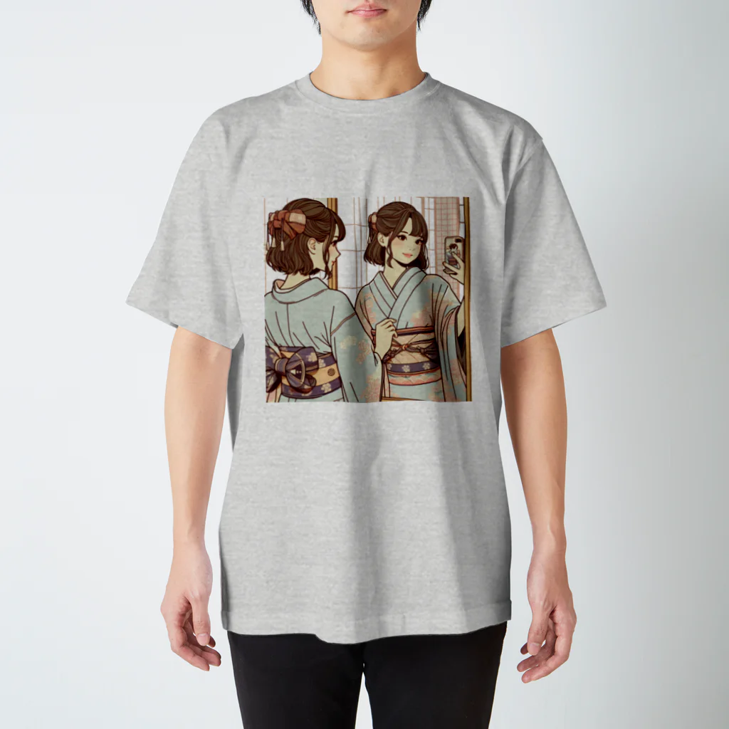 IMAWA MUKASHIのおでかけの日 Regular Fit T-Shirt