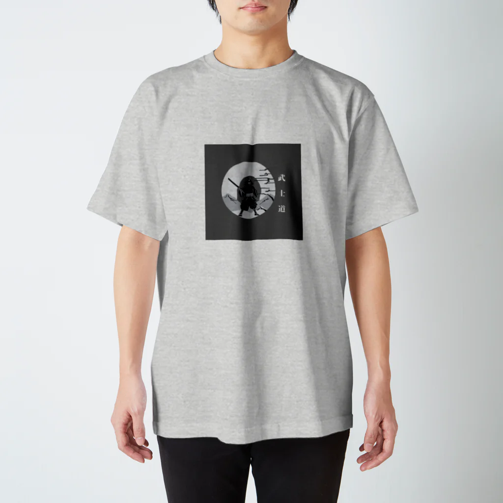 Wabi-sabi Japan Art Worksの武士道Tシャツ(Bushido t-shirt) Regular Fit T-Shirt