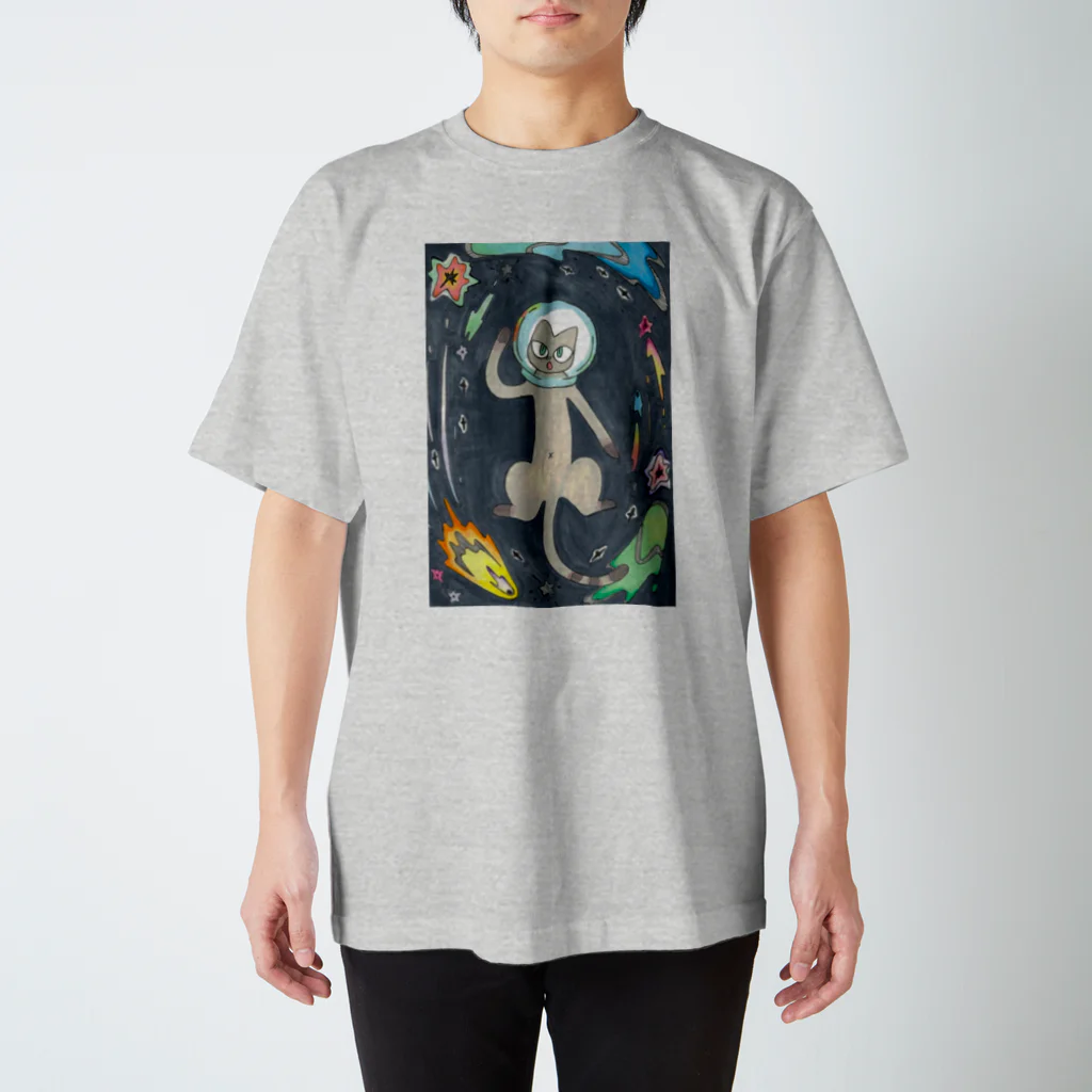 mimiのにゃいの宇宙散歩 Regular Fit T-Shirt