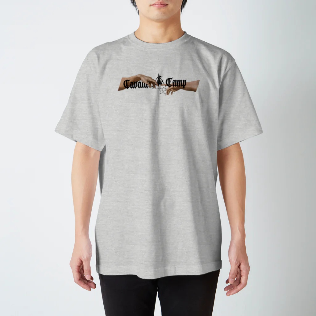 Cavalier Campの「The Creation of Cavalier」Black Logo Regular Fit T-Shirt