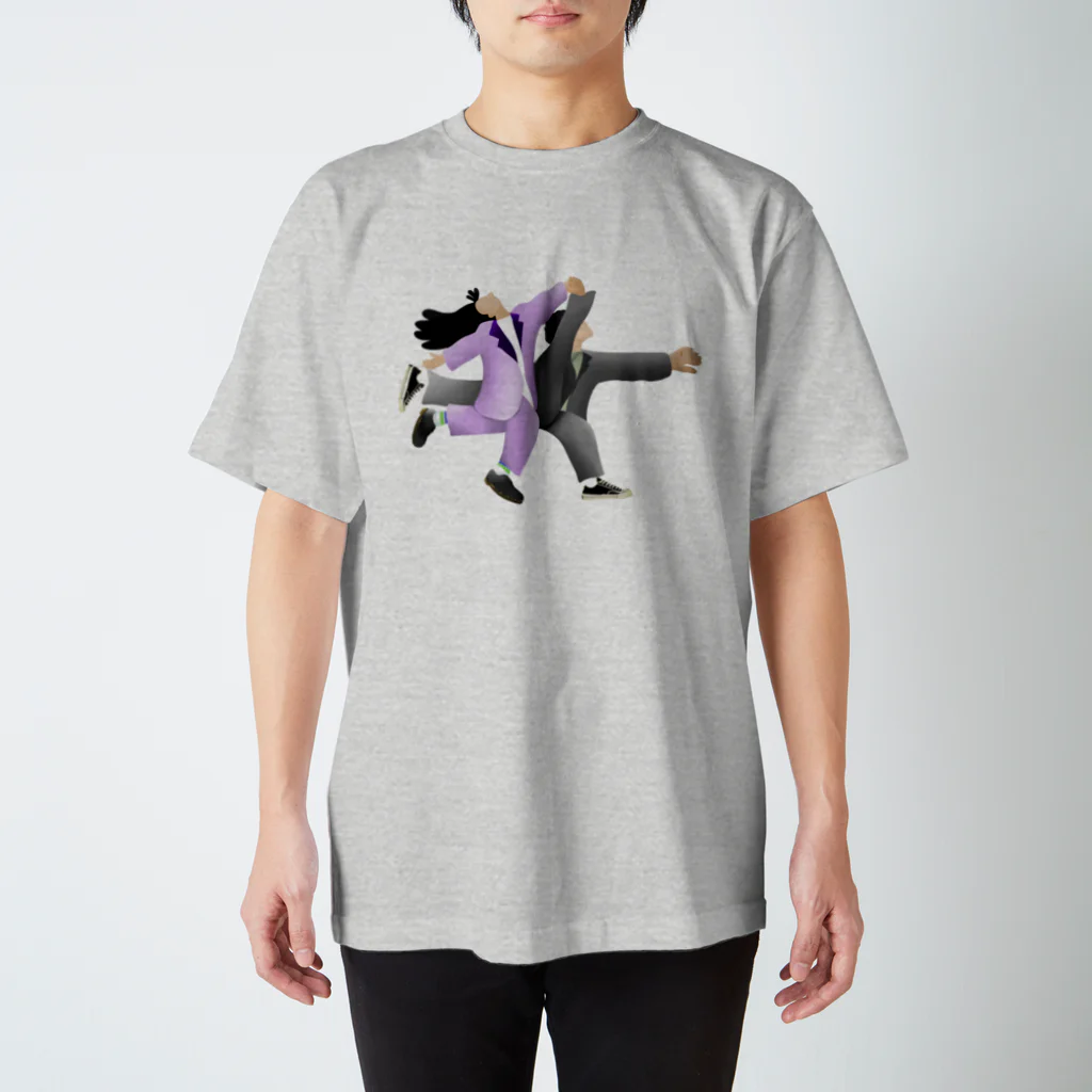 ネコニスズのねえねえ、あのさの浜辺を走るネコニスズ Regular Fit T-Shirt