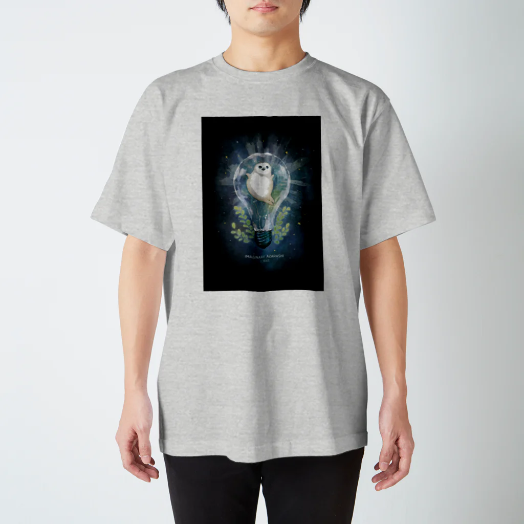 BARE FEET/猫田博人の電球アザラシ・ケース スタンダードTシャツ