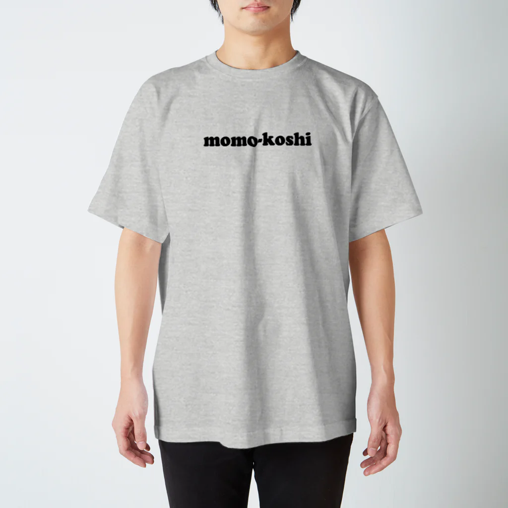 Mild Surf Clubのmomo-koshi ロゴ黒 スタンダードTシャツ