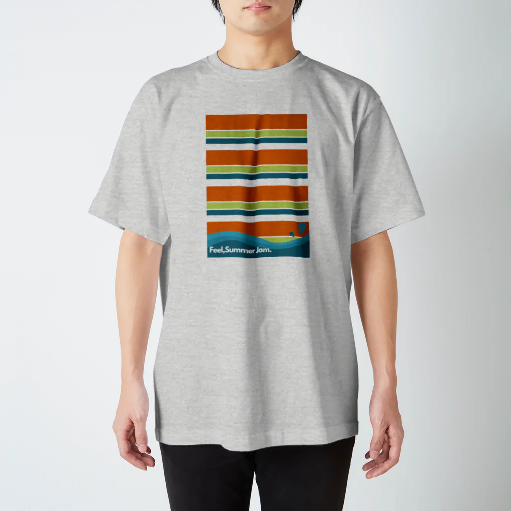 みょんぴーの店のサマージャムボーダー Regular Fit T-Shirt