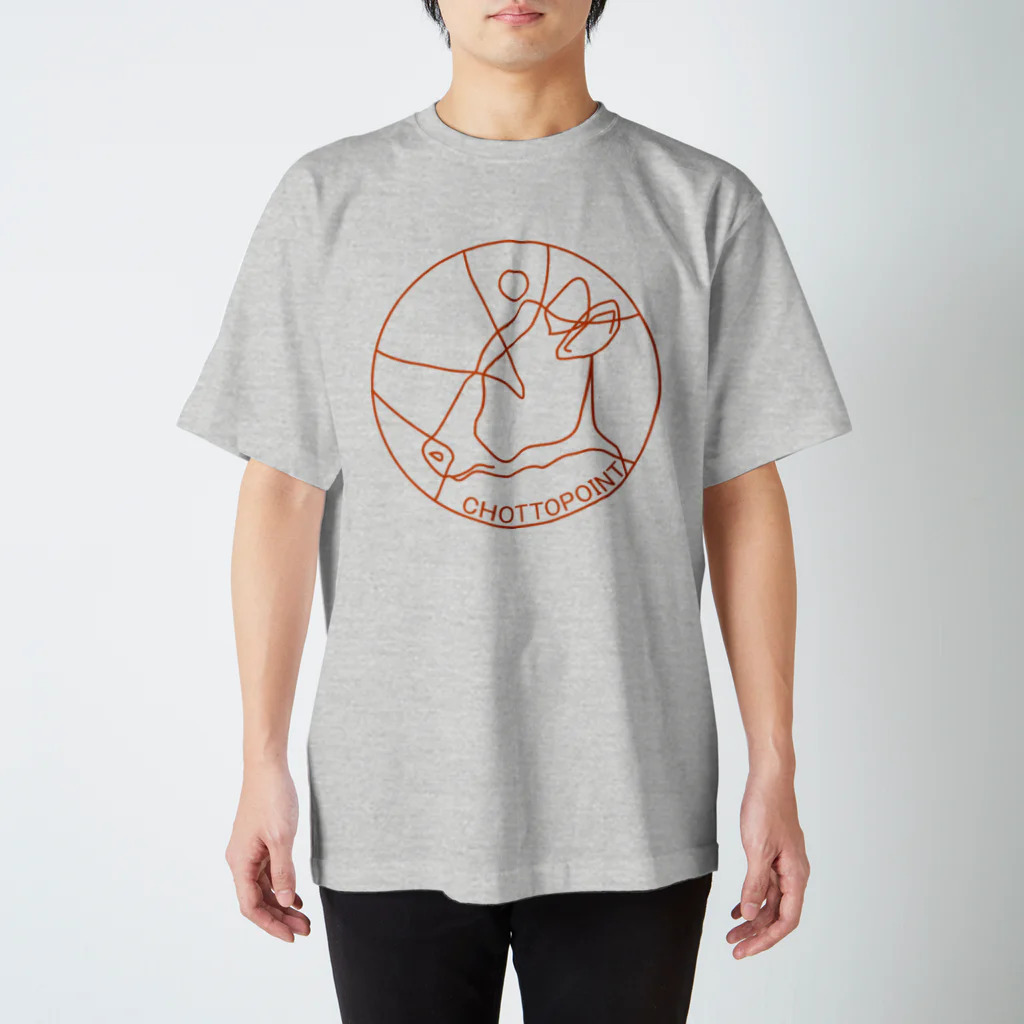 CHOTTOPOINTの【仮想チーム】ORANGE BULLS/COWS スタンダードTシャツ