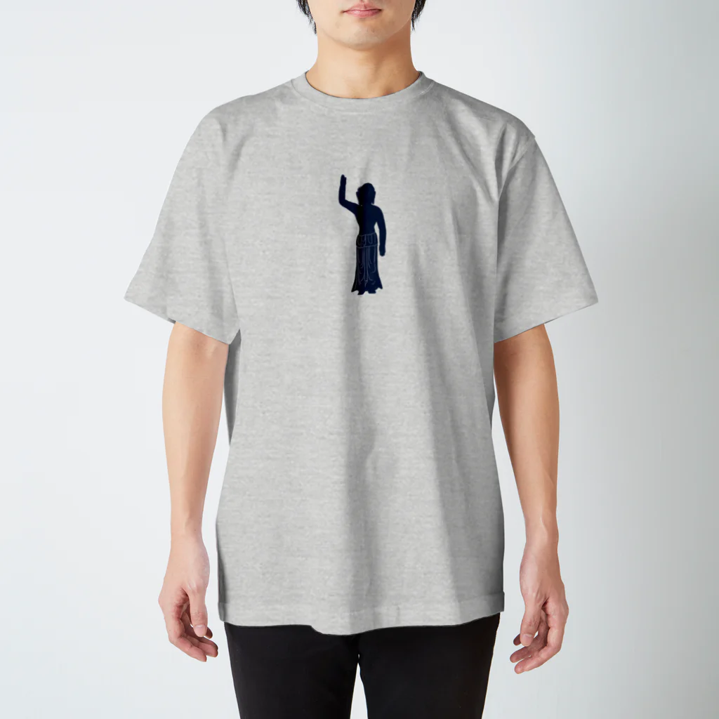 山の門のおはなまつり（紺） Regular Fit T-Shirt
