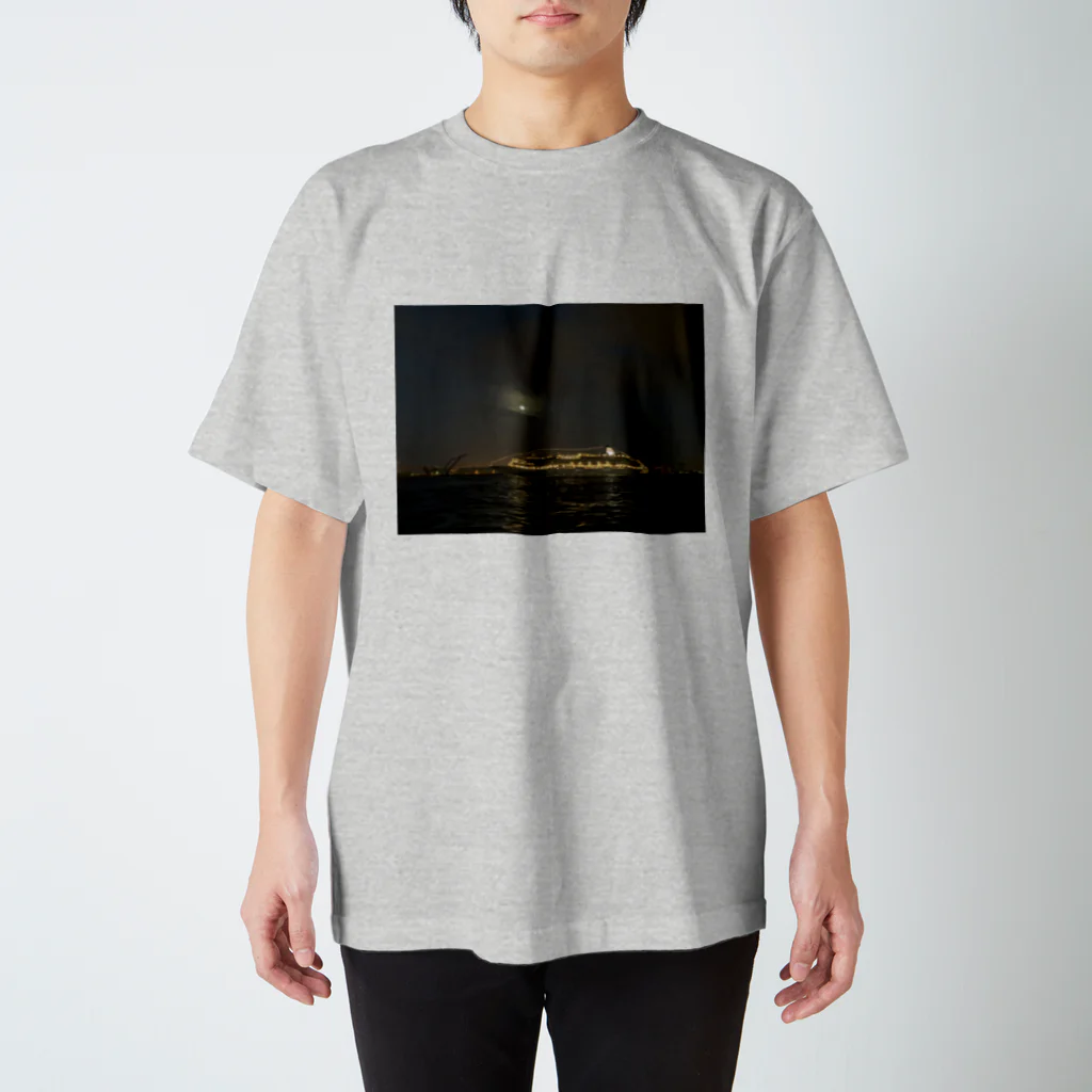 苑雨 En-Uの月と客船 スタンダードTシャツ