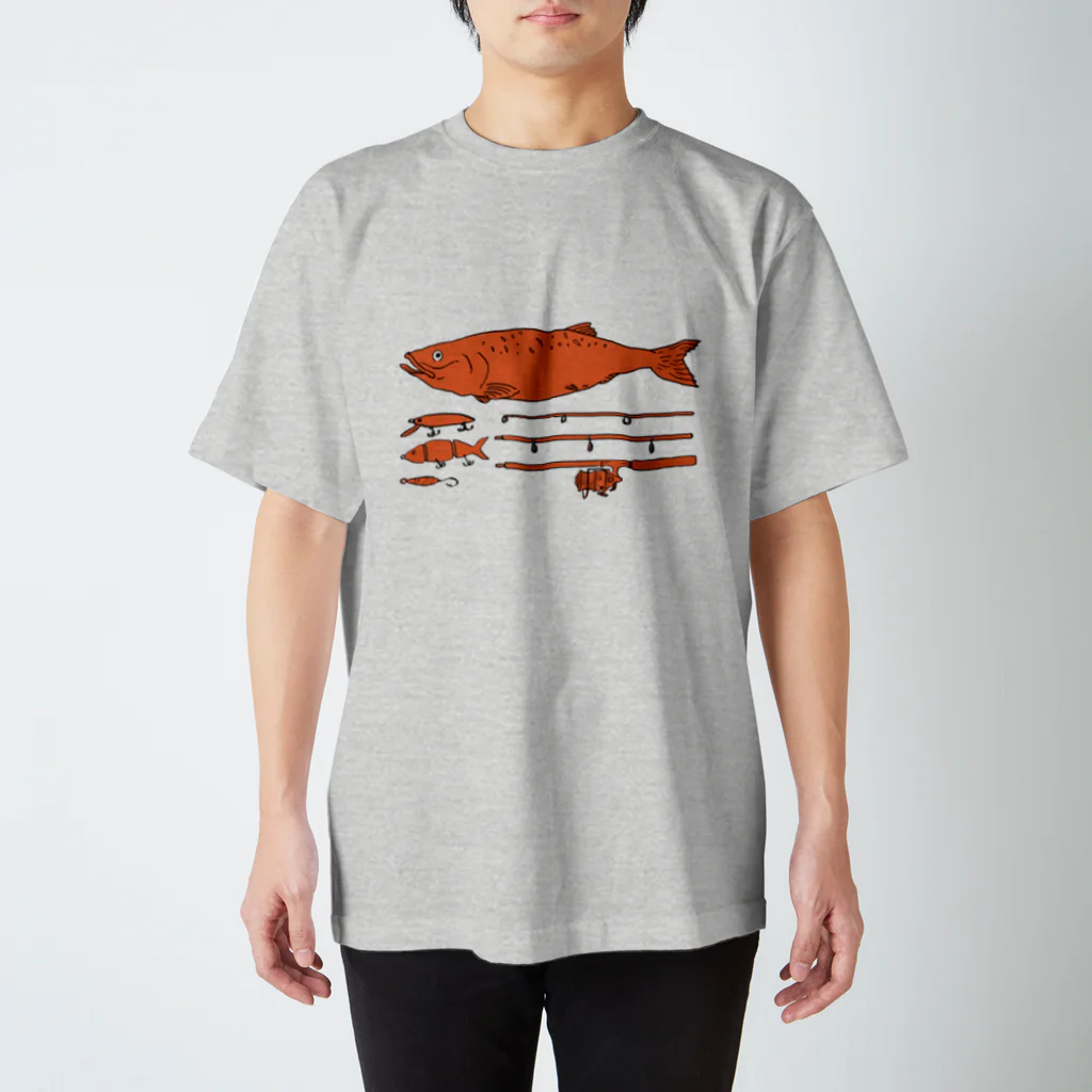 ワディ/Flyer ShopのSalmon Fishing スタンダードTシャツ