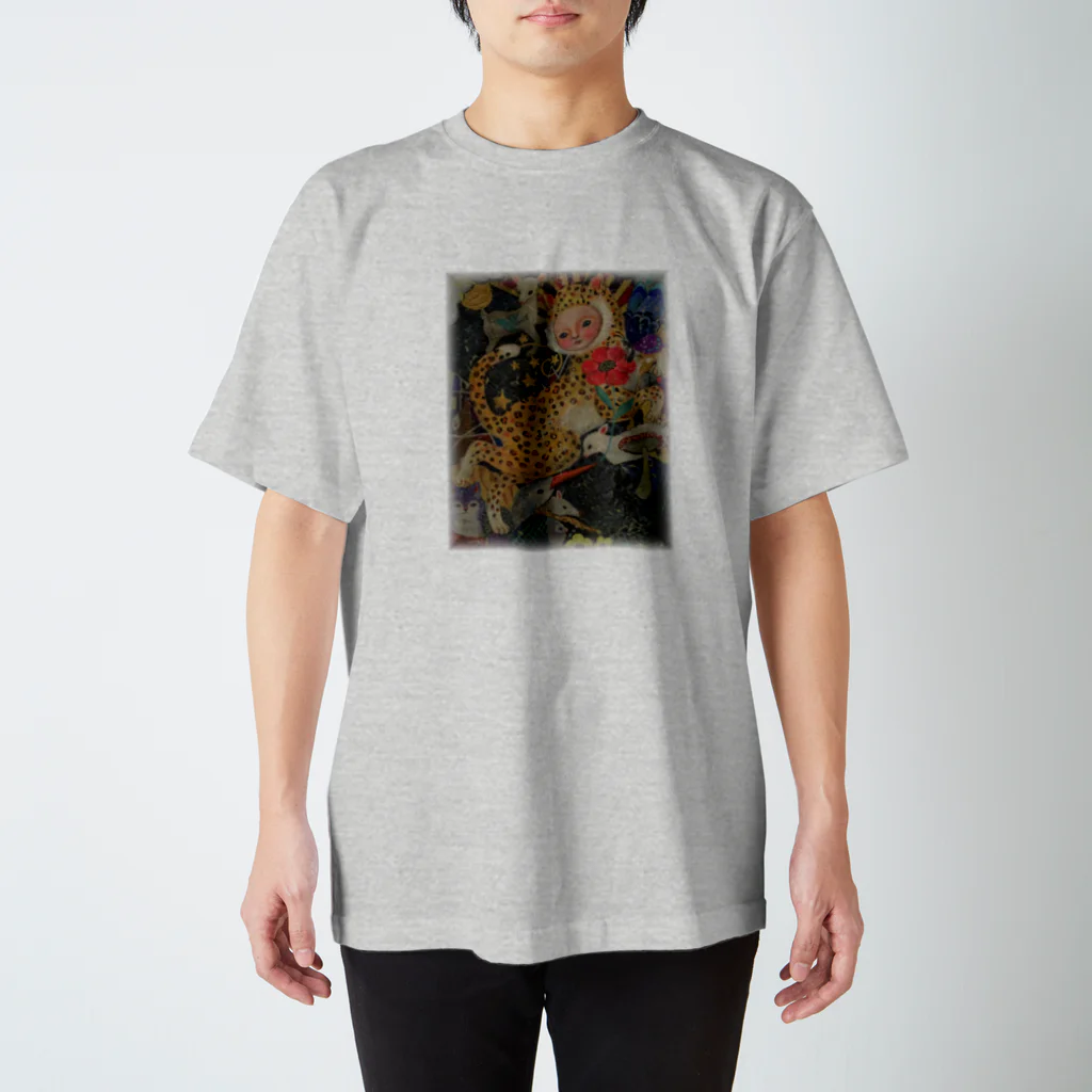 ヤマネコ。の部屋のlucky cat Regular Fit T-Shirt