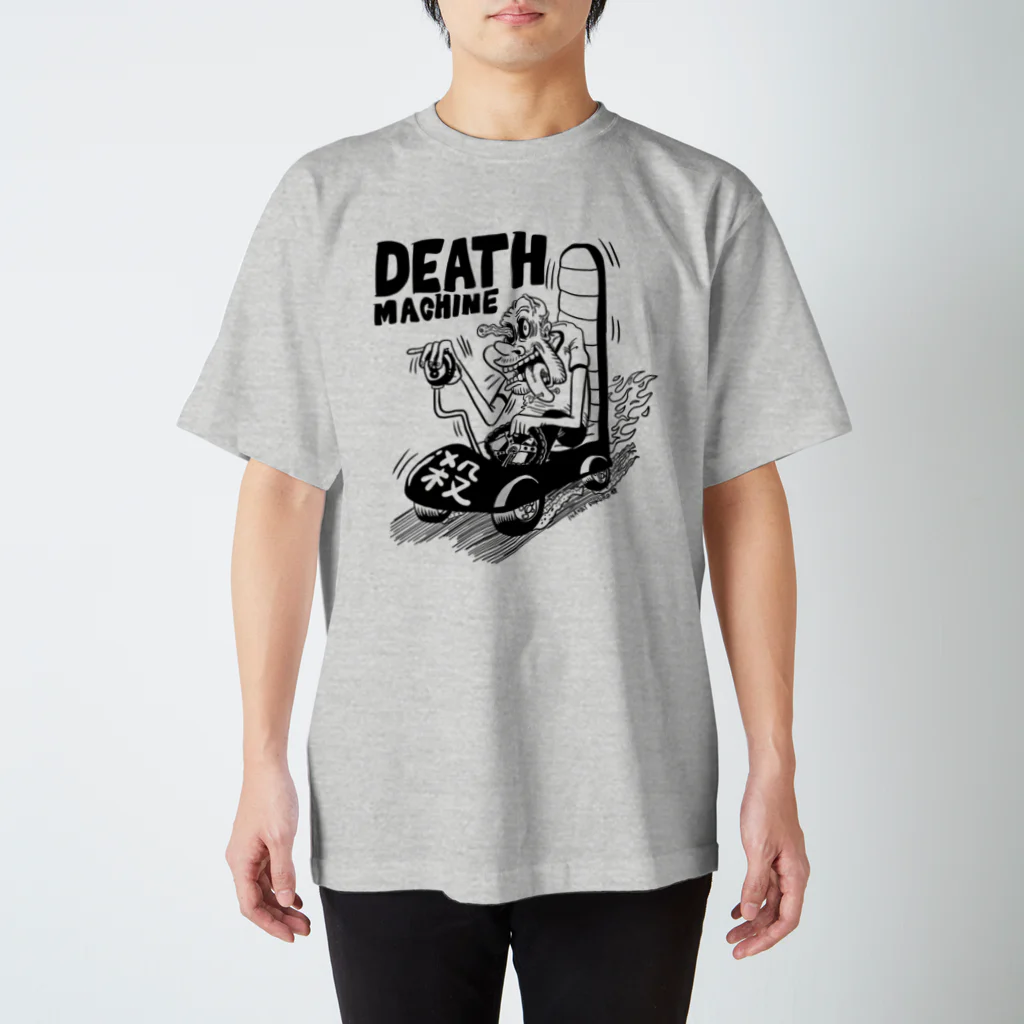 INASBY 髑髏毒郎のINASBY DEATH MACHINE スタンダードTシャツ