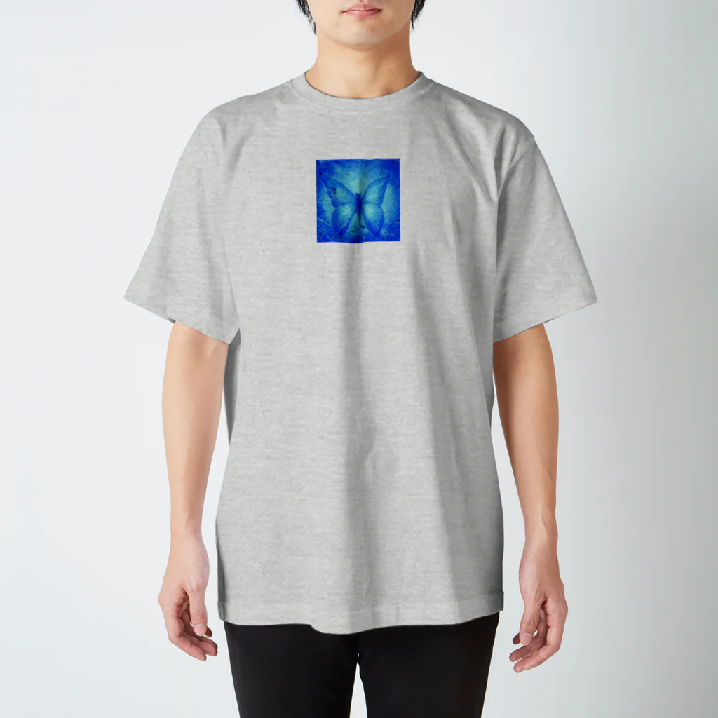 okanoxnekoの青い蝶 Regular Fit T-Shirt