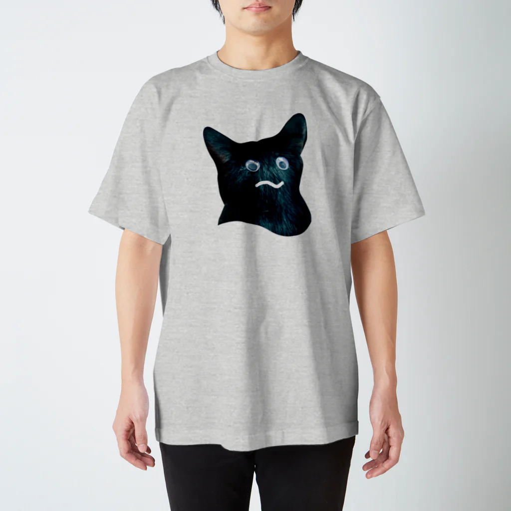 こいぬおじさんのおばけ猫 スタンダードTシャツ