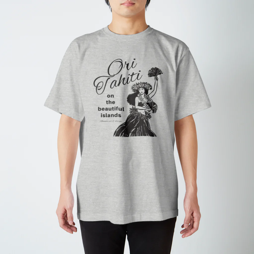 Noa Noa Art ＆ Designのオリ・タヒチ｜Tahitian Dancer 02 Regular Fit T-Shirt