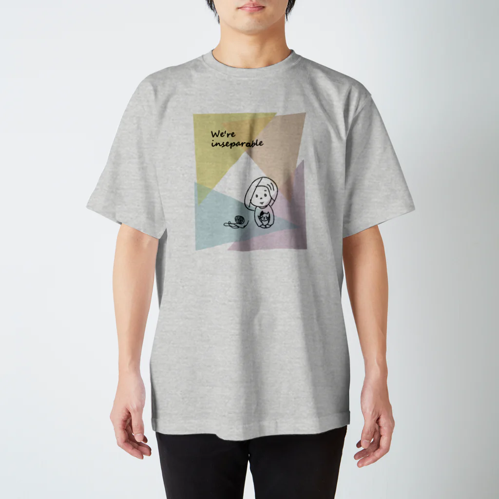 mapechiのネコとわたし Regular Fit T-Shirt