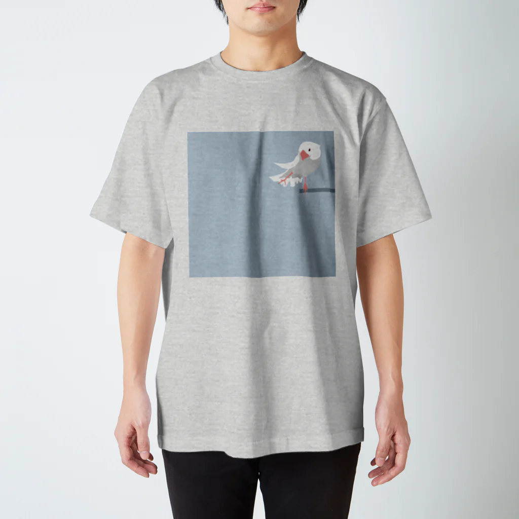 TKMTS STOREの文鳥すさー スタンダードTシャツ