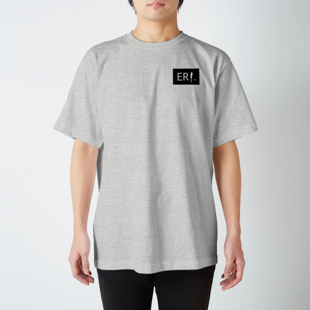 ERIのERI Boxロゴ アッシュ Regular Fit T-Shirt