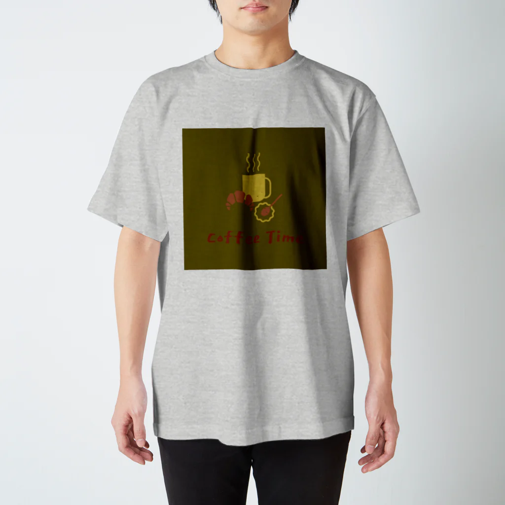 笠間臨戦態勢のCoffee time sweat スタンダードTシャツ