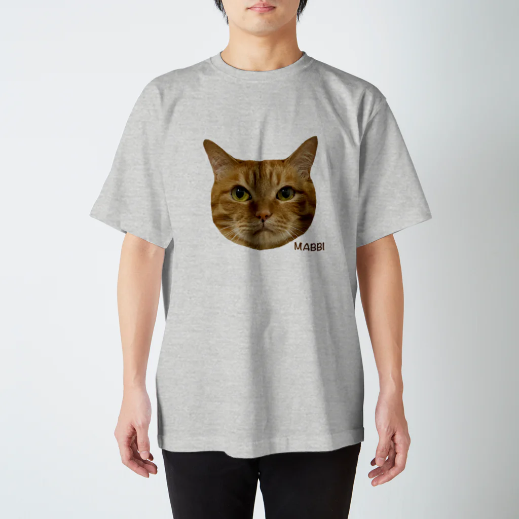 猫カフェ ぶぅたんグッズショップの絵文字マビくん Regular Fit T-Shirt