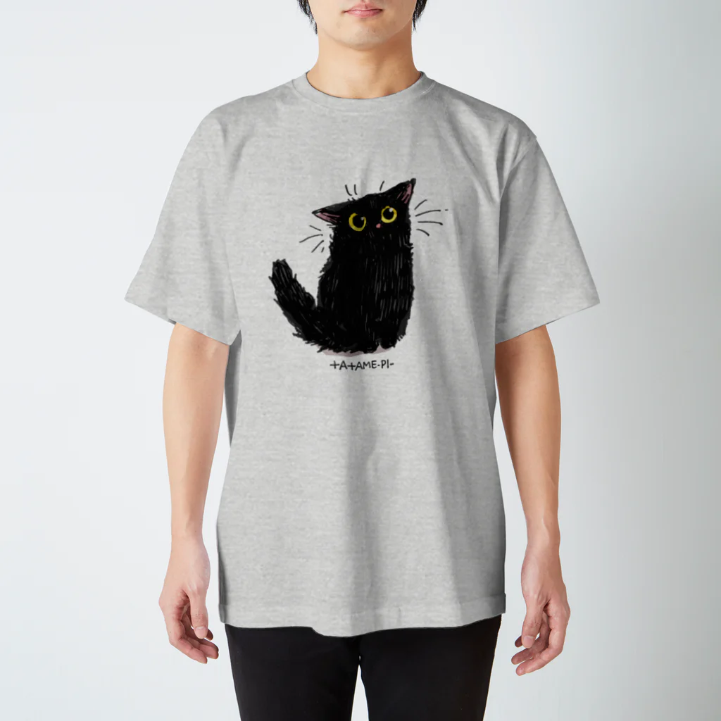 たたメーピーのBlack cat たたメーピー Regular Fit T-Shirt