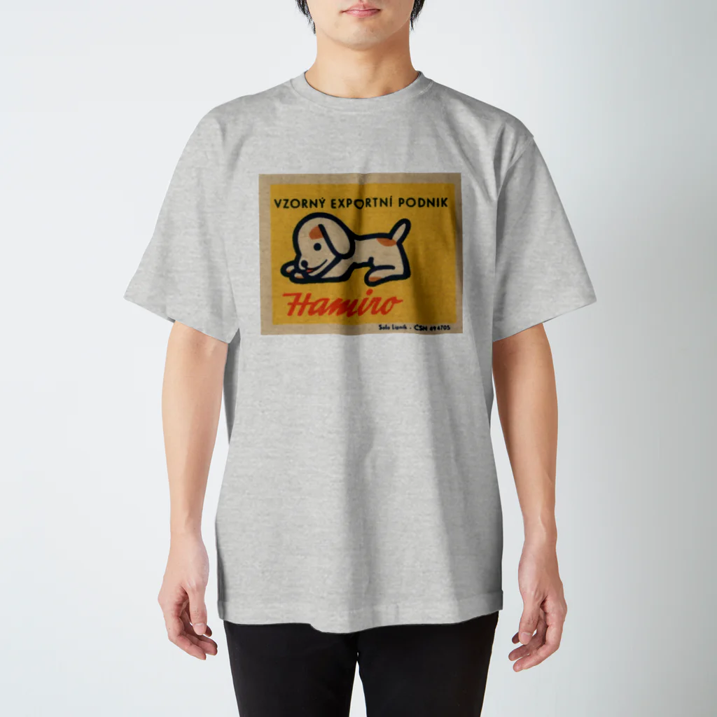 YS VINTAGE WORKSのチェコ　子犬 スタンダードTシャツ