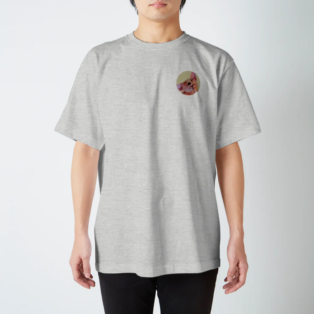 ほたて猫の鮮やかにくり抜かれたほたてTシャツ Regular Fit T-Shirt