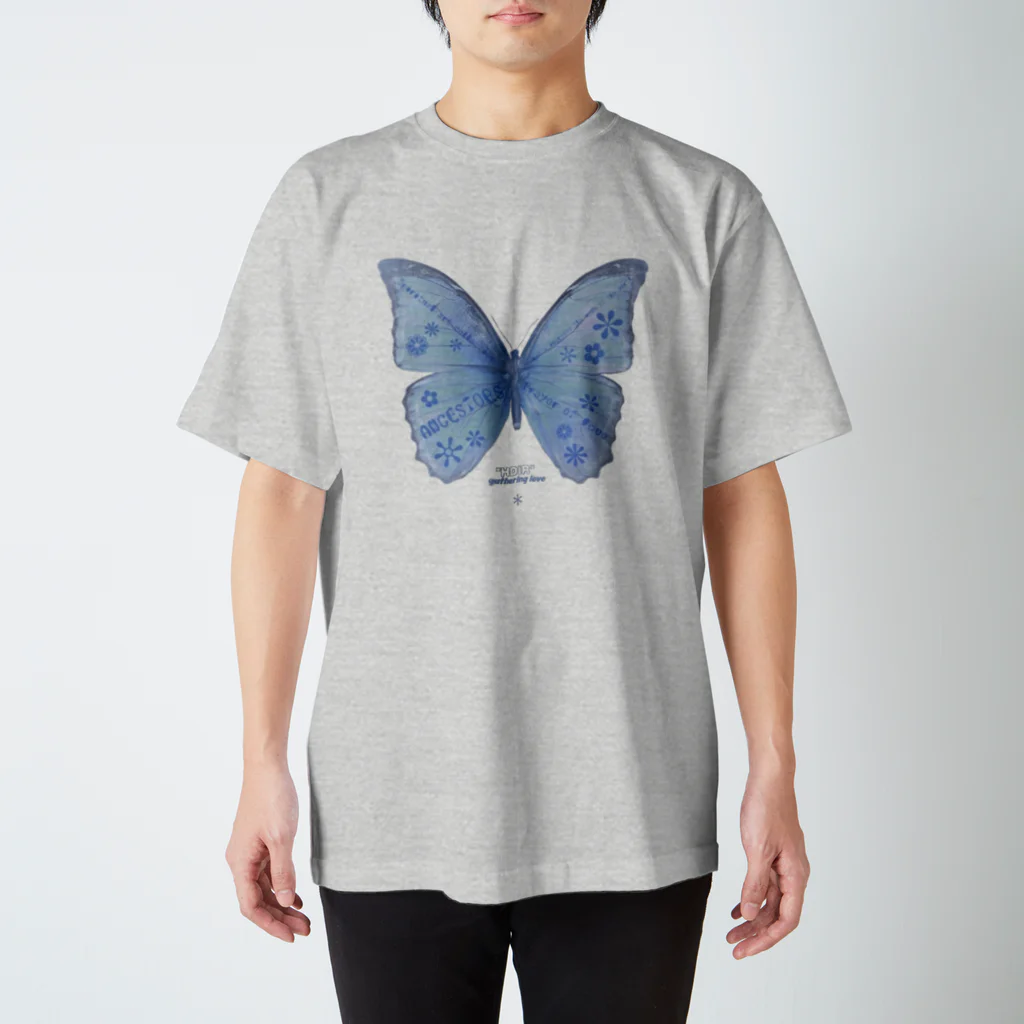 HDIR gathering love のAncestor butterfly (double face) スタンダードTシャツ