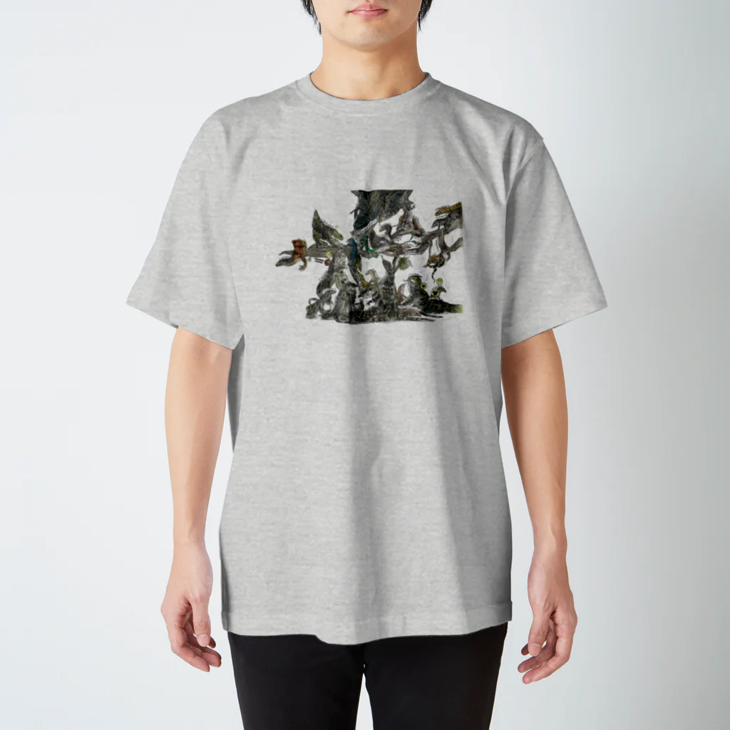 VilliamのVaranus_オオトカゲ（35種） スタンダードTシャツ