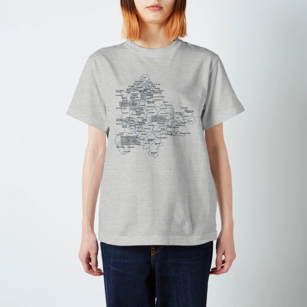 apricot_treeのI LOVE MATSUDO ver.1.01 スタンダードTシャツ