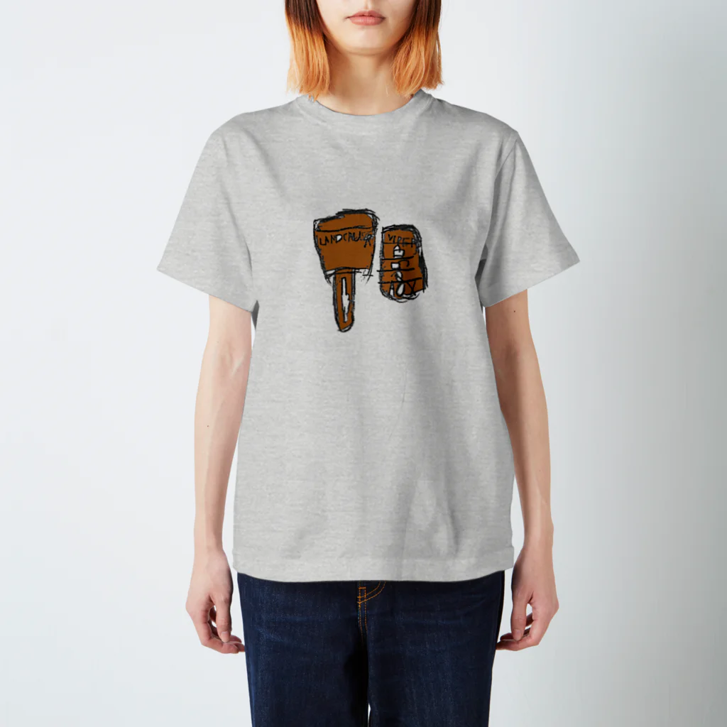 LaLaLa KIDS Creators' Shopの【JIRO】ランクルのキー Regular Fit T-Shirt