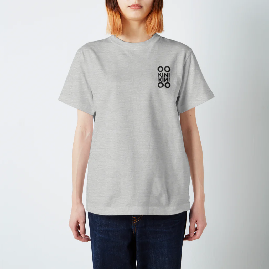 KYOTOSSのOOKINI GRAY Standard T-shirt スタンダードTシャツ