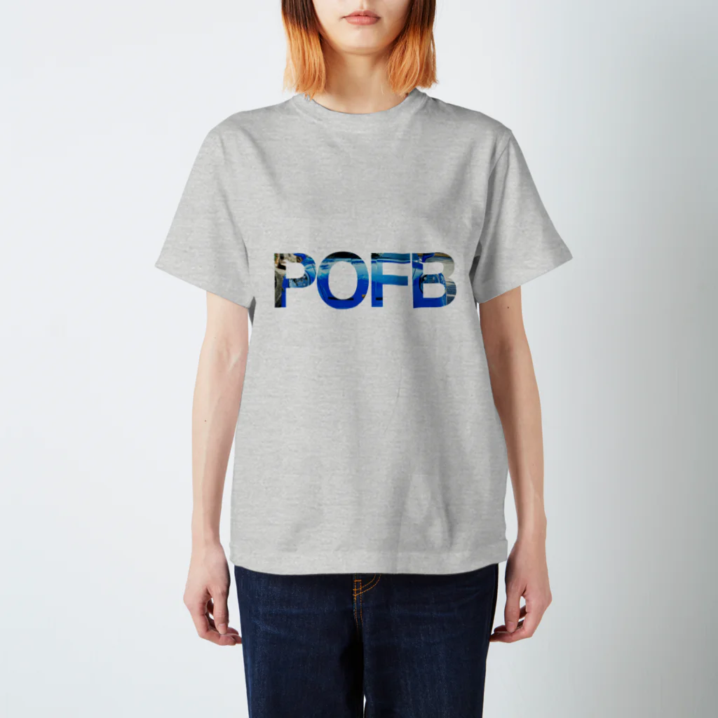 POFBのPOFB シャークブルー Regular Fit T-Shirt