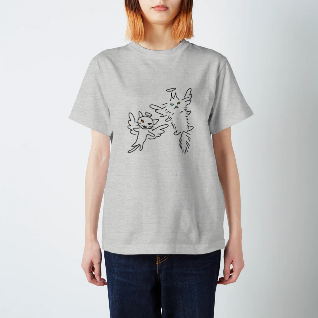 鸚哥ノ館の天国猫（RENEWAL） Regular Fit T-Shirt