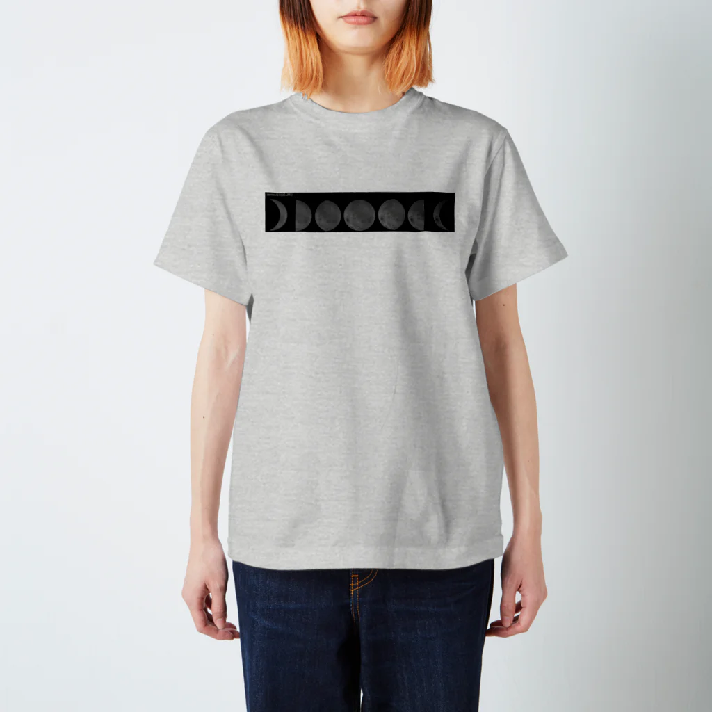 Tanz_Walzerの月の満ち欠けTシャツ　ノーマル Regular Fit T-Shirt