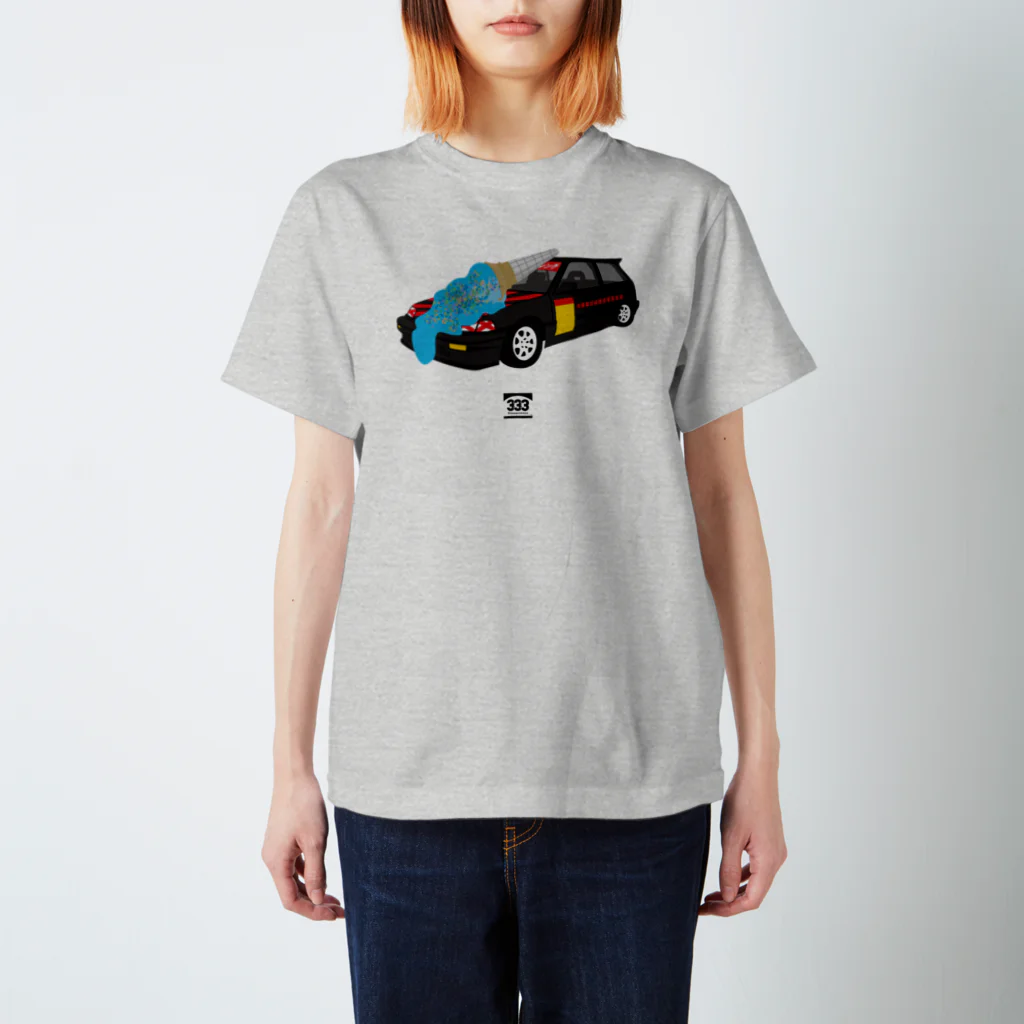 コンビニエンス333の旧車にアイス スタンダードTシャツ