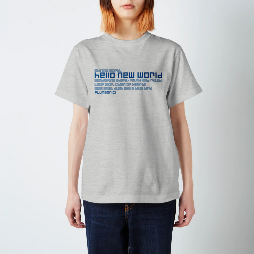 StudioFrequencyのプラムソニック Hello New World Regular Fit T-Shirt