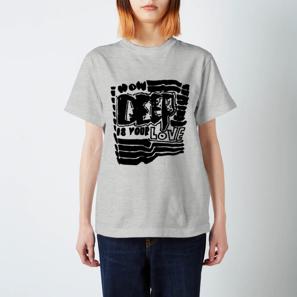 A-2 SHOPのhow deep? Regular Fit T-Shirt