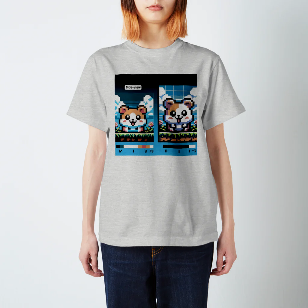 tsukino-utenaのドット絵・ハム二郎 Regular Fit T-Shirt